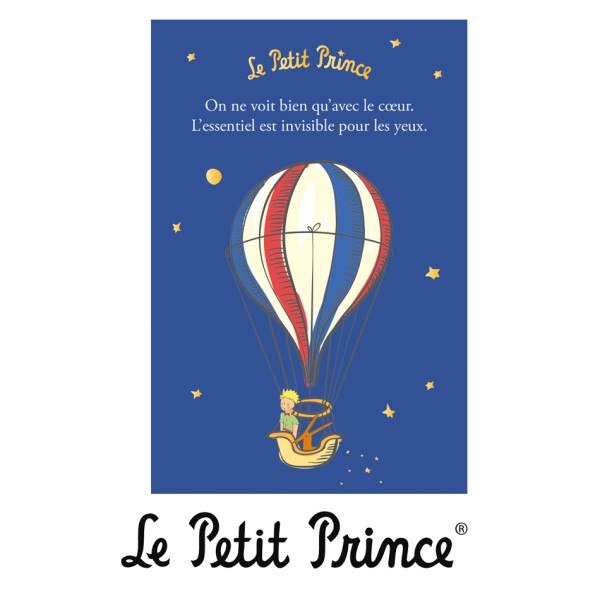 Малкият принц - Поздравителна картична "Малкият принц на балон" 1
